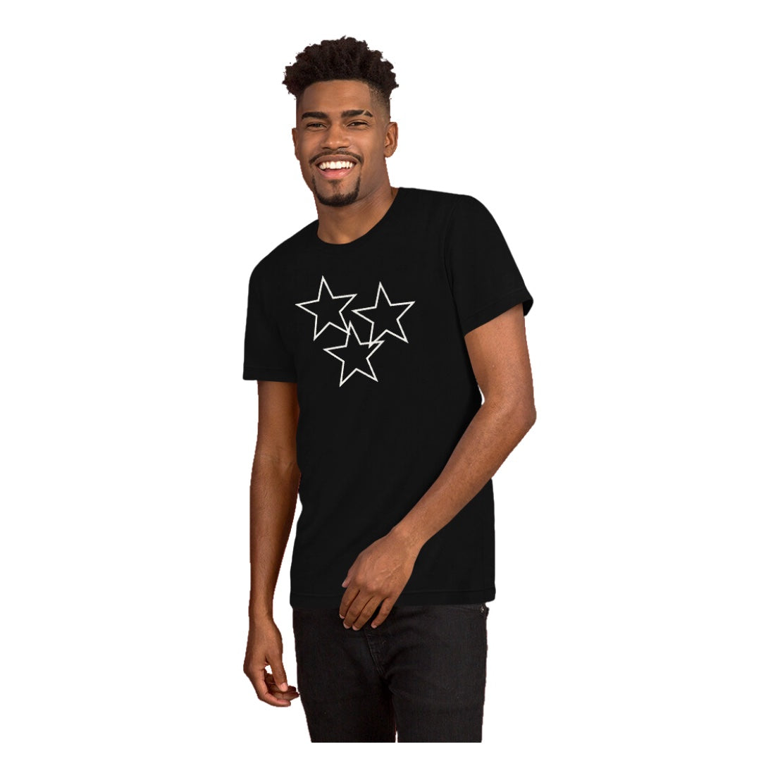 Off White Big Stars Black T-Shirt