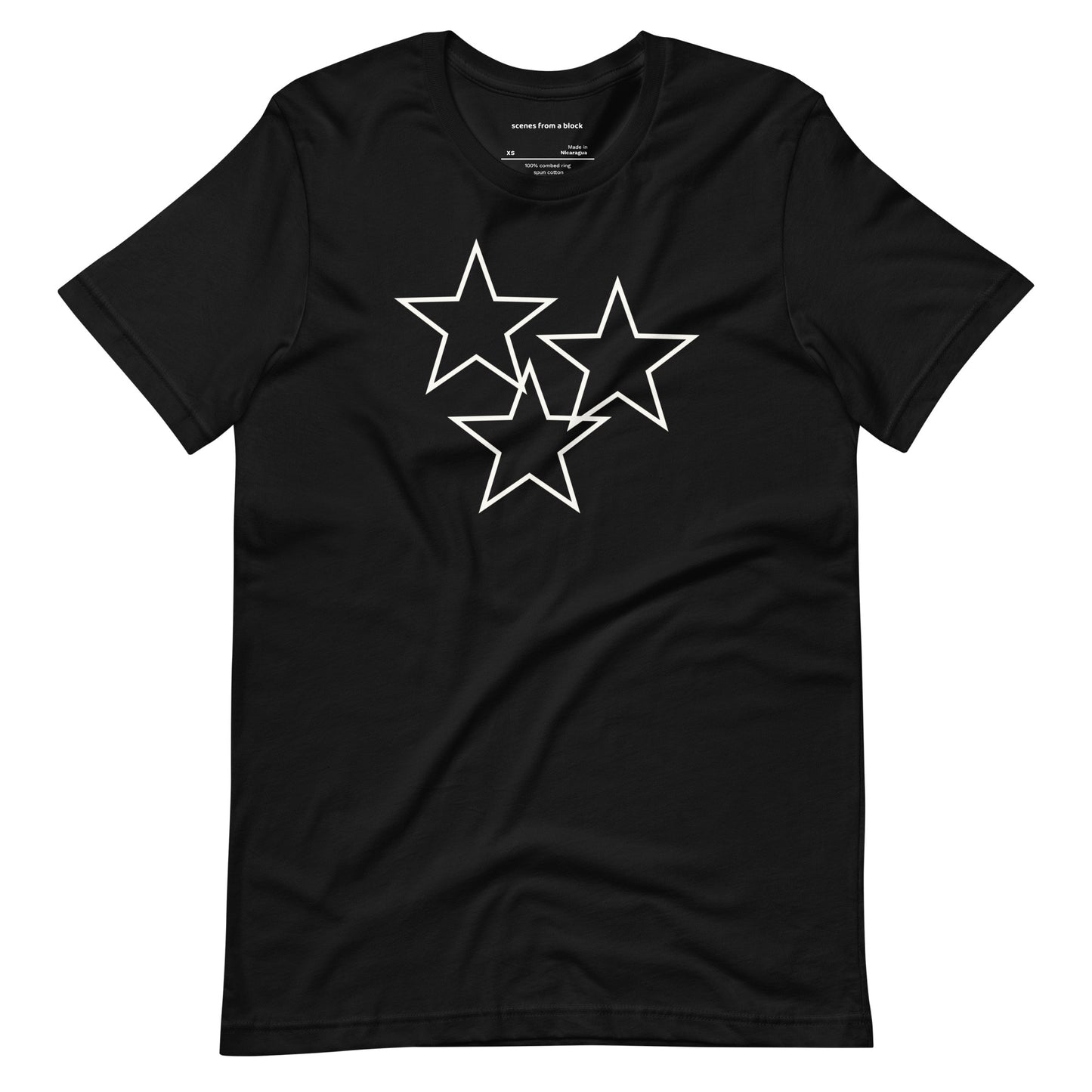 Off White Big Stars Black T-Shirt