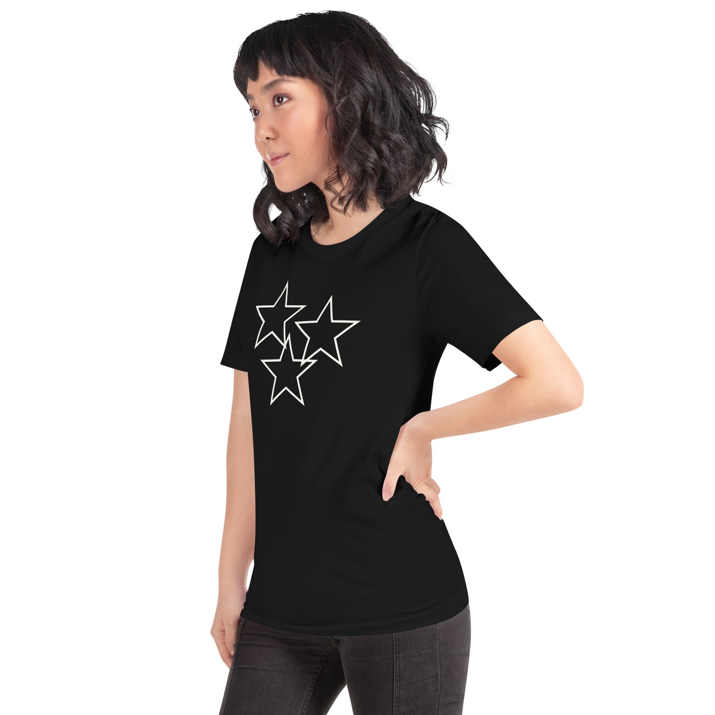 Off White Big Stars Black T-Shirt