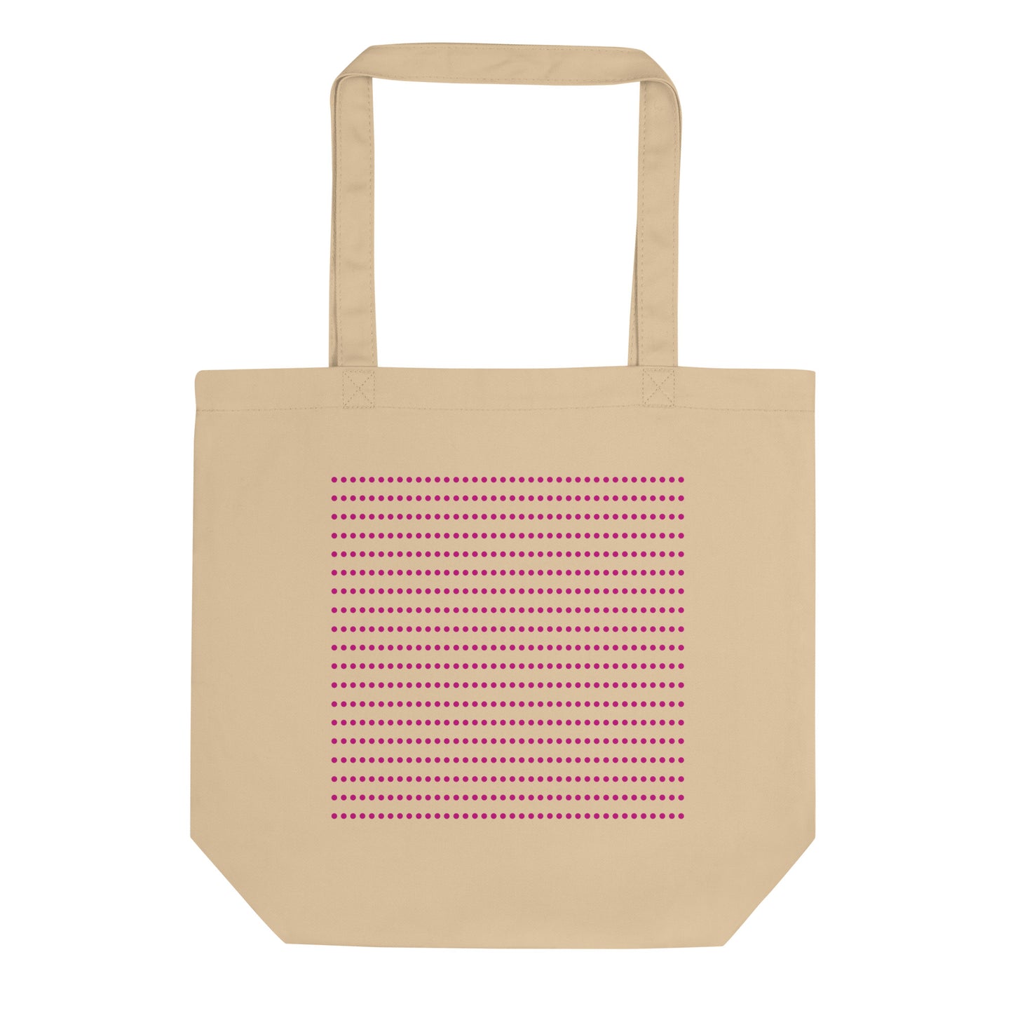 Pink Tiny Dots Organic Cotton Twill Tote