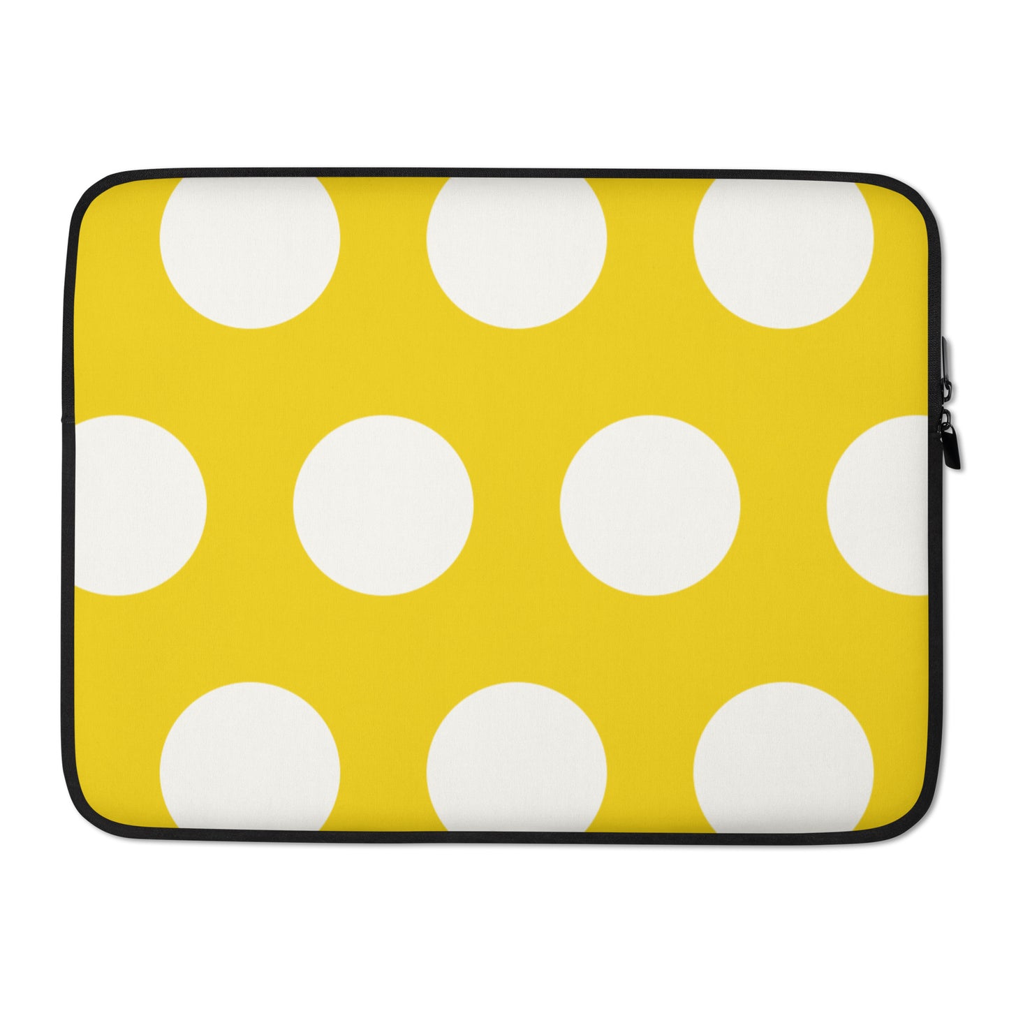 Off White Dots Yellow Laptop Sleeve