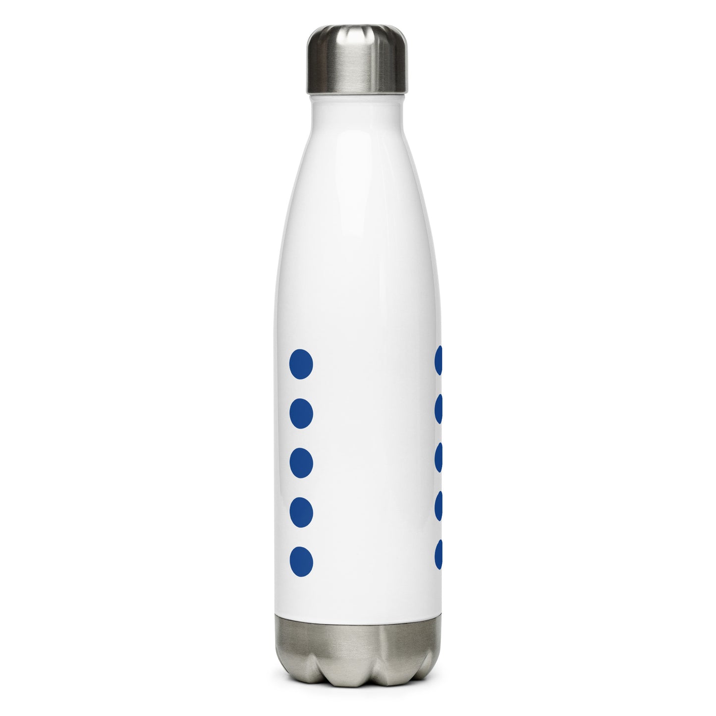 Blue Circles Line Stainless Steel Water Bottle