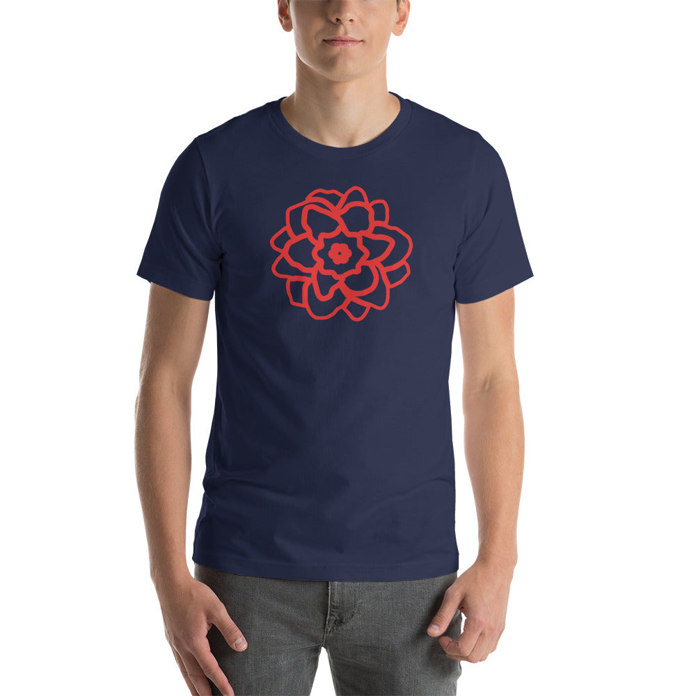 Red Rose Navy T-Shirt